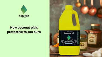How naturish elite coconut oil is protective to sun burn