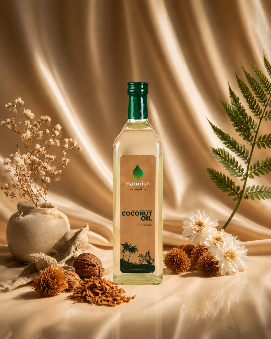 Naturish Elite Cold Pressed Coconut Oil 1 litre