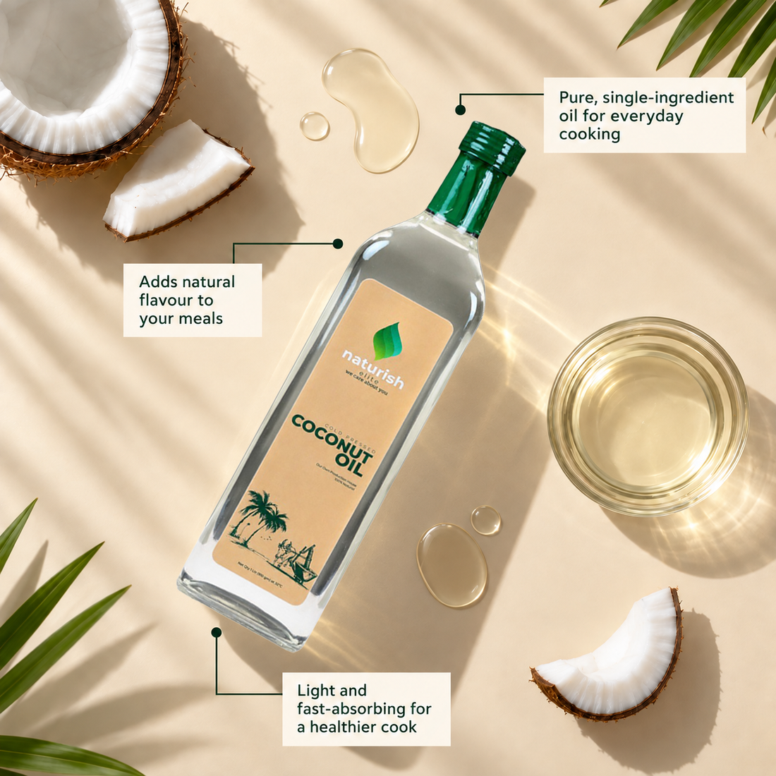 Elite cold pressed Coconut Oil