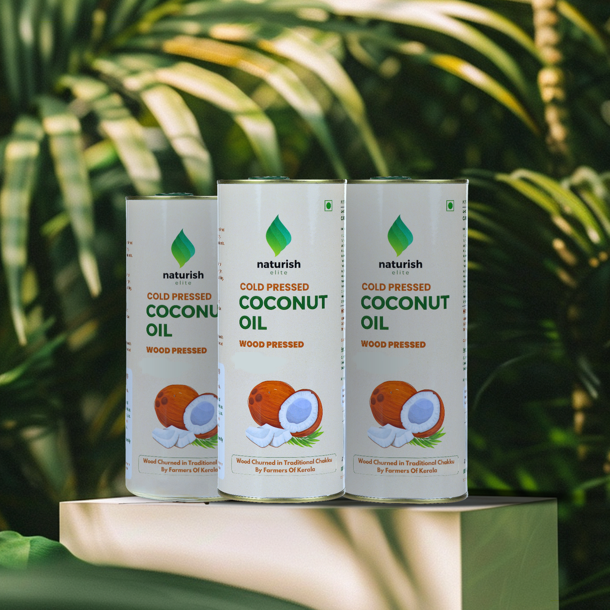 Elite Cold pressed Coconut Oil 1L x3