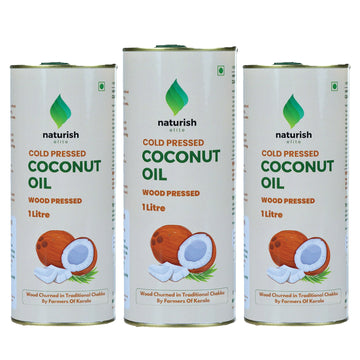 Elite Cold pressed Coconut Oil 1L x3