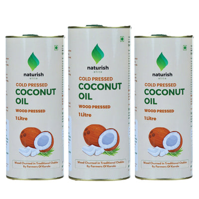 Elite Cold pressed Coconut Oil 1L x3