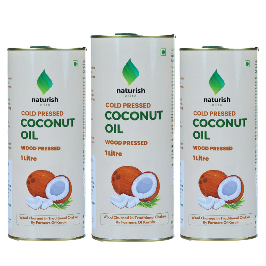 Elite Cold pressed Coconut Oil 1L x3