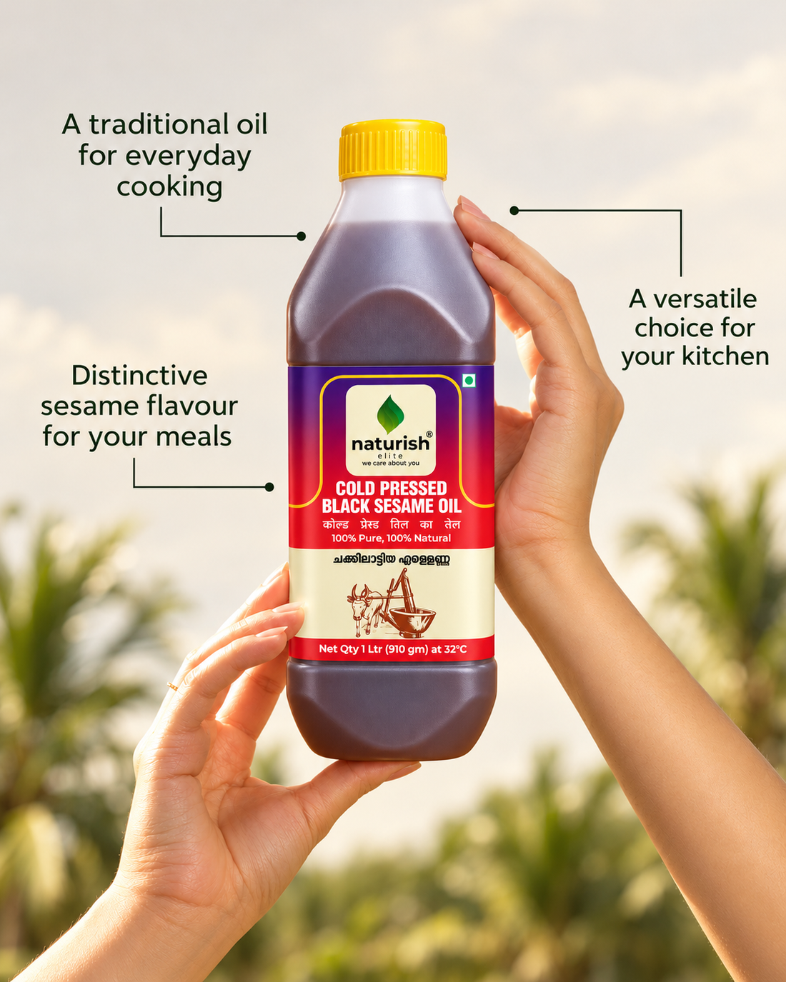 Black Sesame Seed Oil 1L