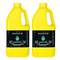 Naturish Elite's Coconut Oil - 2L- Travel Pack
